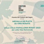 El Vola Vola Rosat, Medalla de Plata de Vins Rosats de la DO Costers del Segre 2025